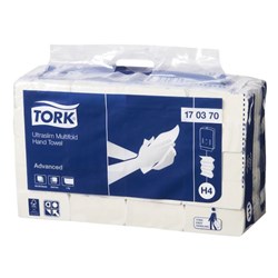 Tork Ultraslim Multifold Hand Towel 150s 24 x 21cm Adv H4 CTN20