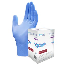Aegis Nitrile P/Free Exam Glove Sterile Med 7-7.5 BOX50