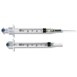 Vanish Point Syringe 1ml 27G x 1/2" BOX100