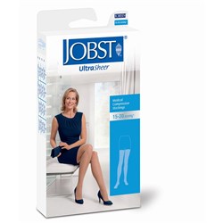 Jobst Ultrasheer Thigh High 15-20mmHg Large Beige Pair