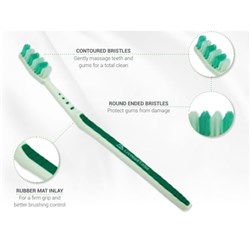 Seasonal Toothbrush Adult Soft - Green (Spring) PKT12