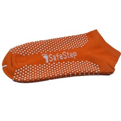 SafeStep Safety Socks Regular Sml-Med (Sizes 2-6) Orange Pair