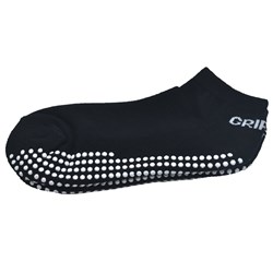 Safety Socks Med (Med-Lge Sizes 7-11) Black Gripperz Pair