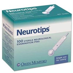 Neurotips Neurological Examination Pins Sterile BOX100
