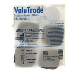 Pals Valutrode Tens Electrodes 5 x 5cm Square CF5050 PKT4