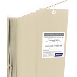 Curtain Disposable Latte 4.5 x 2m Antibact/Fire Retardant CTN8