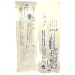 Needles Spinal Uniever Terumo 23G x 70mm BOX25