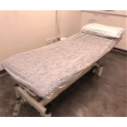 Stretcher Sheet Dispos Fitted White 75cmx 200cm Cello CTN100