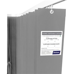 Curtain Disp Grey 7.5 x 2m Antibact/Fire Retardant CTN5