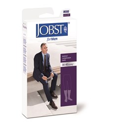 Jobst forMen Socks 30-40mmHg Large Black Pair