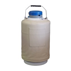 Liquid Nitrogen Dewar 10ltr with Leather Cover Incl Ladle