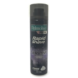 Palmolive Rapid Shave Foam Sensitive W- Aloe Vera 250g CTN6
