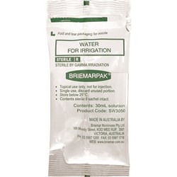 Water for Irrigation 75 x 30ml Sachet Sterile PKT75