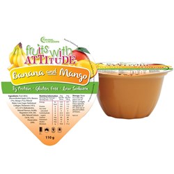 Flavour Creations Fruit w Attitude Banana & Mango110g CTN36