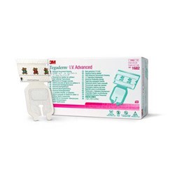 Tegaderm I.V. Adv Securement Dressing 5cmx 5.7cm 1682 BOX100
