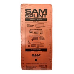 Sam Splint Finger Orange Blue 4cm x 9.5cm (800.818.4726)