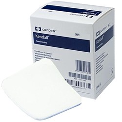 Kendall Foam Dressings 10.2cm x 20.3cm BOX10