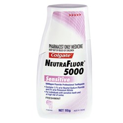 Neutrafluor 5000 Sensitive T/Paste 115G EACH