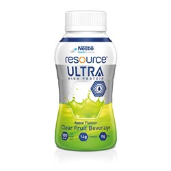 Resource Ultra Clear Fruit Beverage Apple 200ml Bottle CTN24