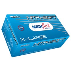 Nitrasoft Nitrile Pwd Free Gloves X-Large BOX200