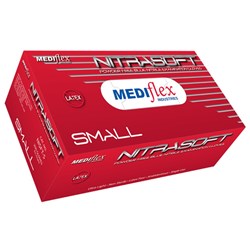 Nitrasoft Nitrile Pwd Free Gloves Small BOX200