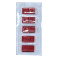Syringe Caps L/Lock Red Sterile in Blister Pack PKT10