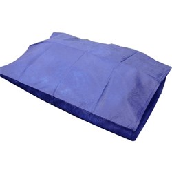 Pillow Case Economy Disp Open Ends 68 x 52cm D/Blue PKT10