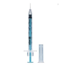 Nipro Precision Syringe 31G 0.3ml 8mm Blue BOX100