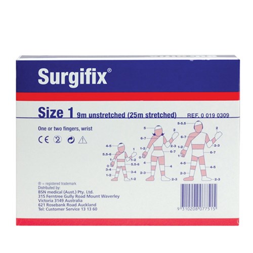 Surgifix Tubular Elastic Net Bandage Size 1 9m