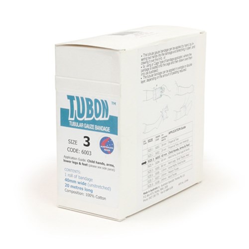Tubon Tubular Gauze Bandage Size 3 20m