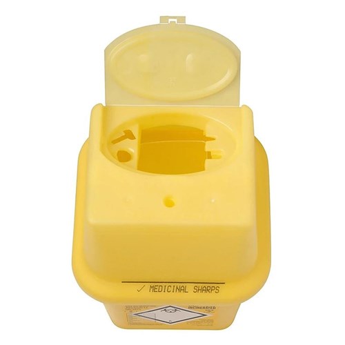 Bio-Hazard Collector Sharpsafe 4L Recycled Grey Base