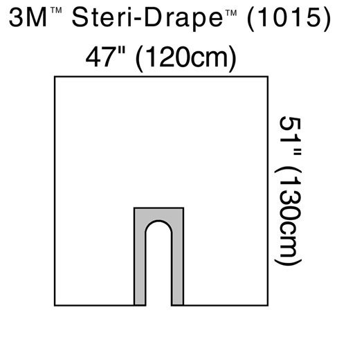 Steri-Drape U-Drape 120 x 130cm with Adhesive 1015