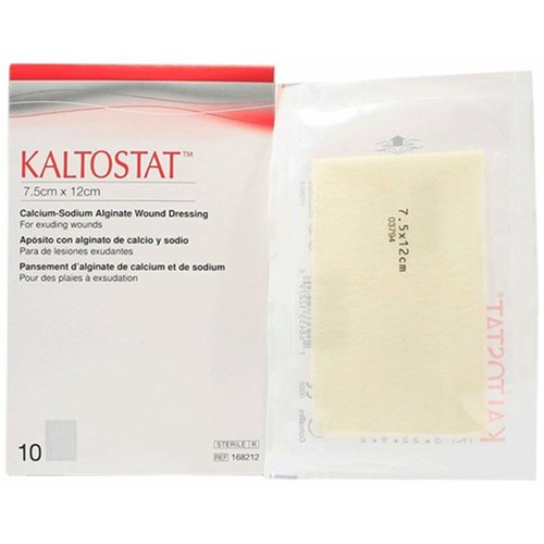 Kaltostat Calcium Alginate Dressings 7.5 x 12cm