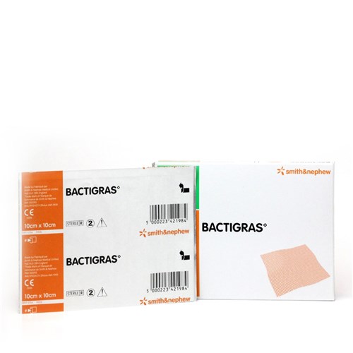 SMITH&NEPHEW Bactigras Chlorhexidine Antiseptic Sterile Gauze Dressing 10  cm X 30 cm (5 pcs) Gauze Medical Dressing Price in India - Buy SMITH&NEPHEW  Bactigras Chlorhexidine Antiseptic Sterile Gauze Dressing 10 cm X