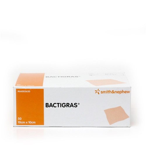 Bactigras Paraffin Dressings 10 x 10cm B50