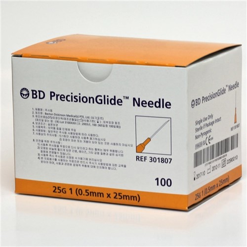 Needles B.D. 25G x 25mm