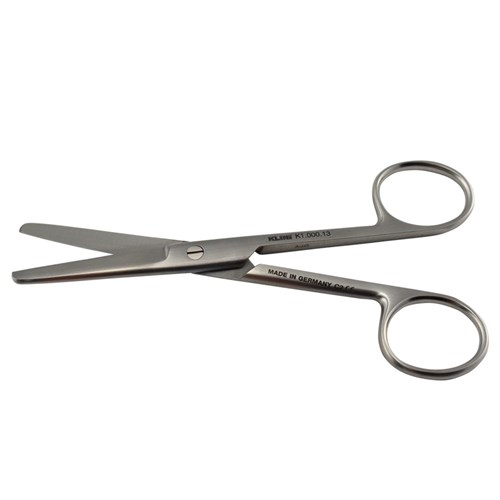 Scissors Surgical Blunt/Blunt Straight 13cm KLINI (Theatre)
