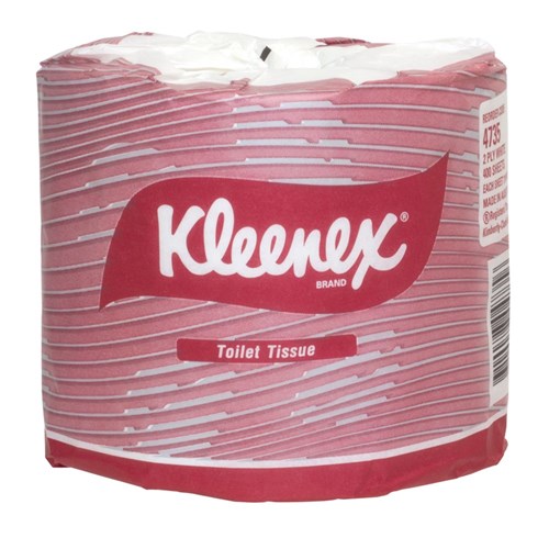 Kleenex Toilet Tissue Deluxe 2 Ply White 400 Sheet 4735