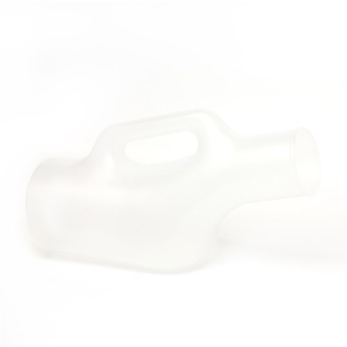 Autoplas Plastic Male Urinal with Handle Clear