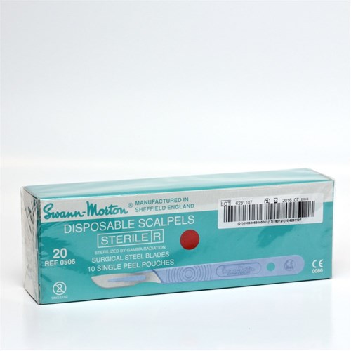 Scalpel Complete Disposable Swann-Morton No.20