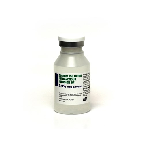 Sodium Chloride 0.9% 100ml I.V. Plastic Vial