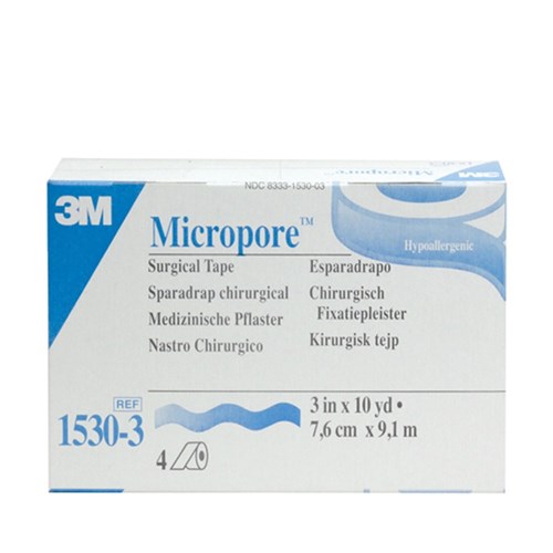 Micropore Surgical Tape 75mm x 9.1m 1530-3