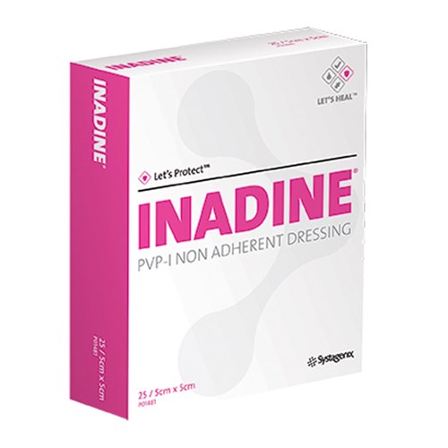 Inadine Non-Adherent Dressings 5 x 5cm B25 P01481