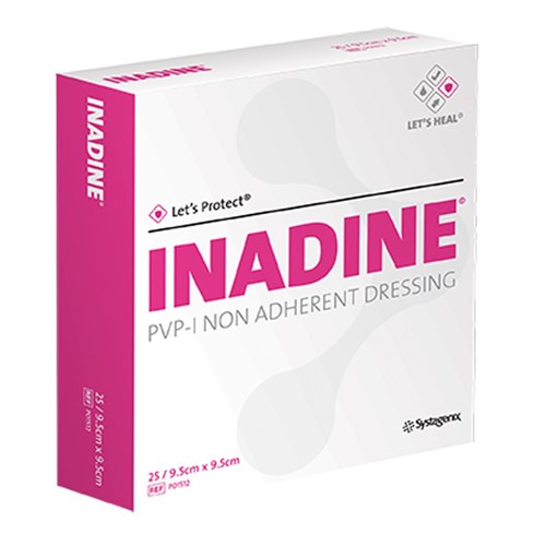 Inadine Non-Adherent Dressings 9.5 x 9.5cm B25 P01512