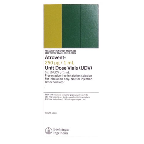 Atrovent UDV 250µg 30 x 1ml SM