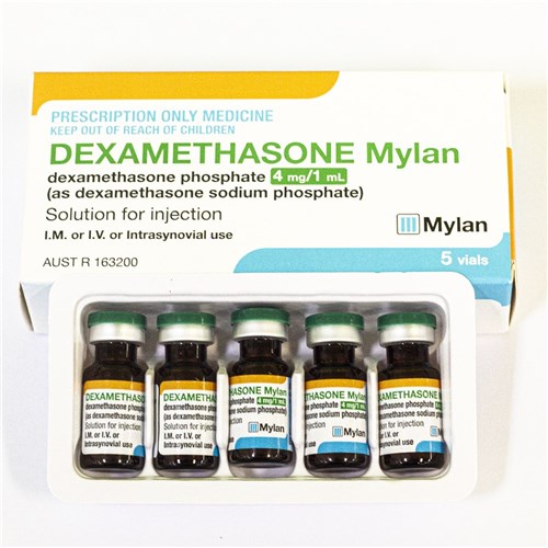 Dexamethasone Vial 4mg/1ml 5 x 1ml SM
