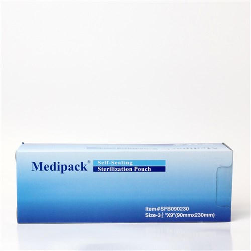 Autoclave Pouches Medipack Self-Seal 90 x 230mm