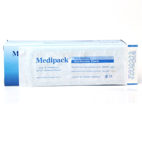 Autoclave Pouches Medipack Self-Seal 90 x 230mm