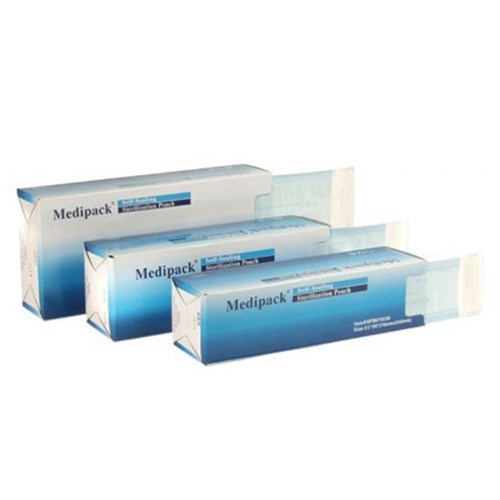 Autoclave Pouches Medipack Self-Seal 90 x 230mm