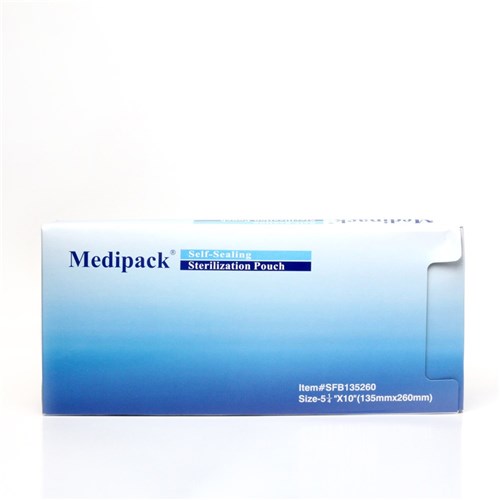 Autoclave Pouches Medipack Self-Seal 135 x 260mm